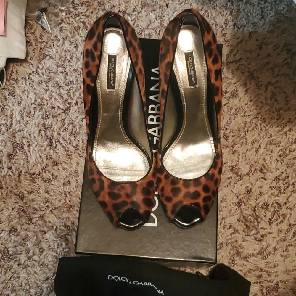 D&G Pony hair shoes